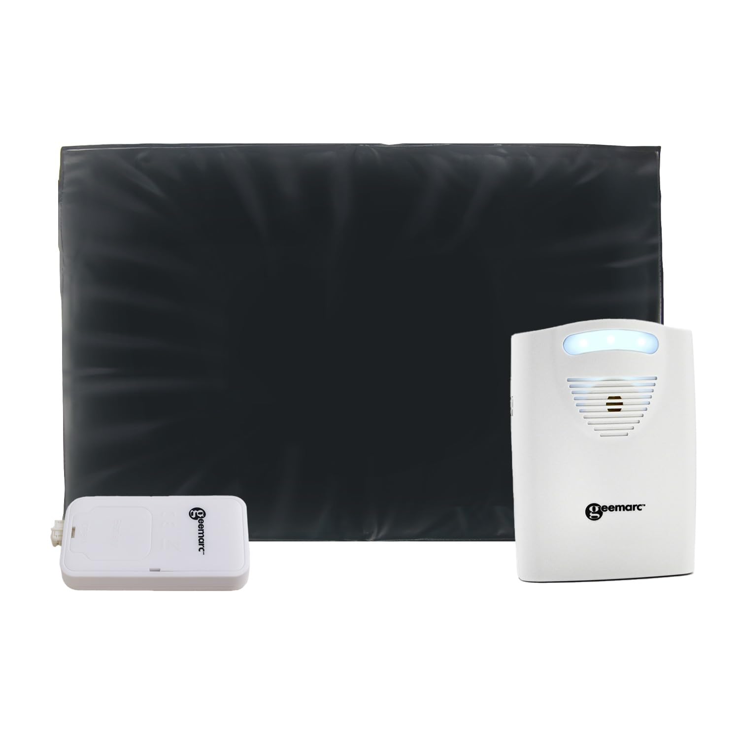 Geemarc Amplicall PSA100 - Alfombrilla Detector de Presencia con Alarma Potente y Flash Luminoso, Ideal para Casas de retiro y hogares con Ancianos