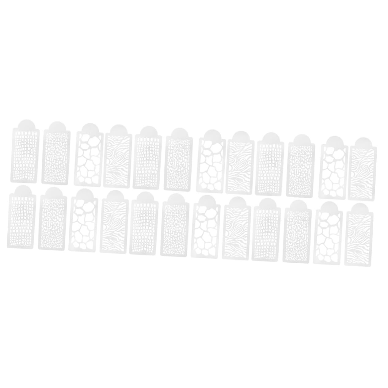 SHINEOFI 6sets Modelli Di Stencil Per Torte Con Stampa Di Animali Leopardo e Mucca Per Decorazioni Fai Te e Artigianato Creativo