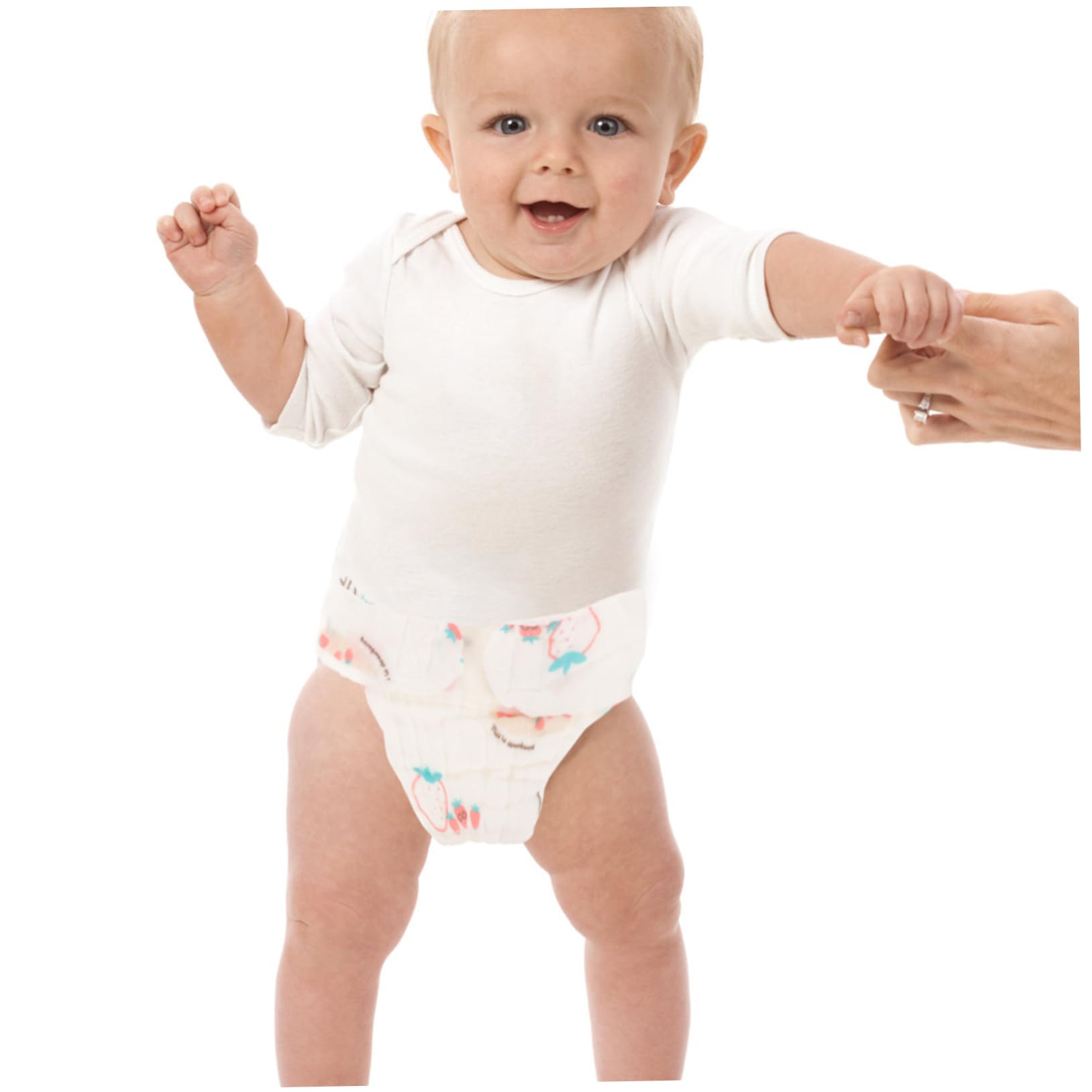 Abaodam Pañales Reutilizables De Algodón Para Niña, Talla s (0-3 Meses), 2 Piezas, Absorción Cómoda, Transpirable, Lavables Para Bebés, Uso Diario y Entrenamiento Temprano
