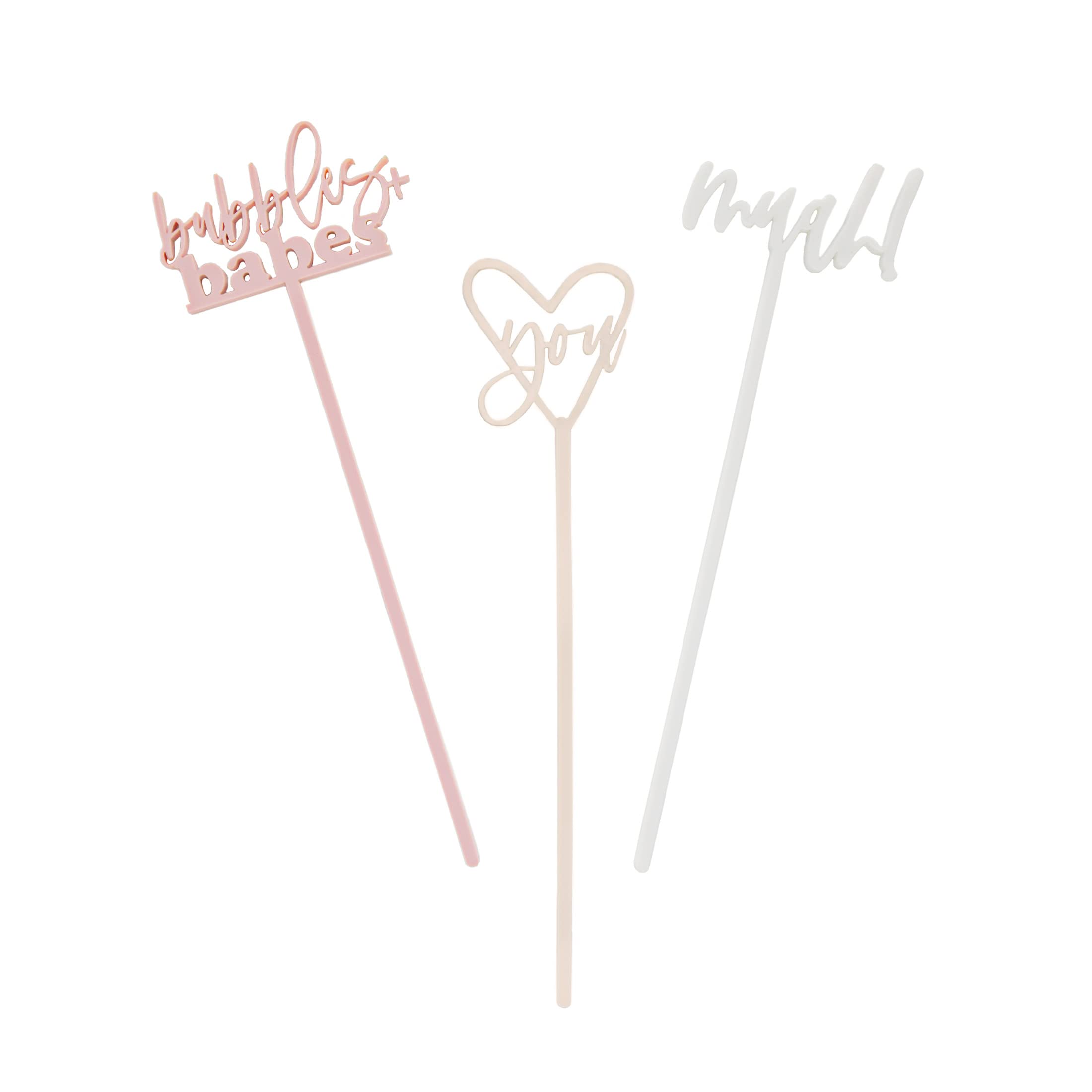 The Cotton & Canvas Co. Galentine's Day Drink Stirrers, Galentine's Day, Party Cocktail Sticks, Swizzle Sticks, Valentine's Party, Custom Drink Marker, Set of 12
