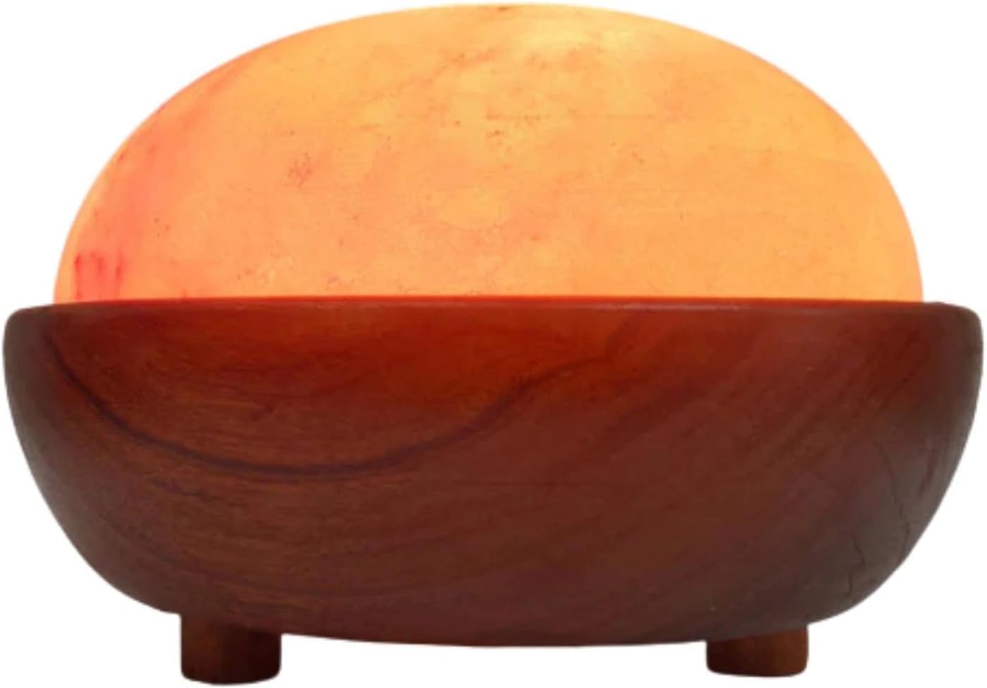 Himalayan Pink Salt Foot Detox Dome Lamp Weight 13 lbs - 9 Diameter | Natural Salt Block for Feet Therapy, Relaxation & Detox | Foot Warmer & Spa Salt Lamp