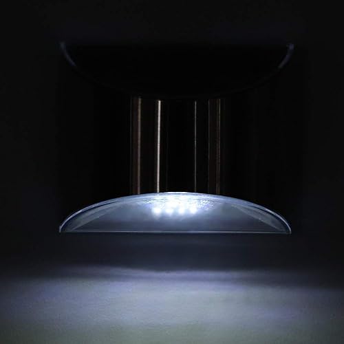 Miniatura 6 de Lámpara de pared solar de acero inoxidable Cerca de seguridad Control de iluminación Escalera de pared exterior Accesorio de iluminación para