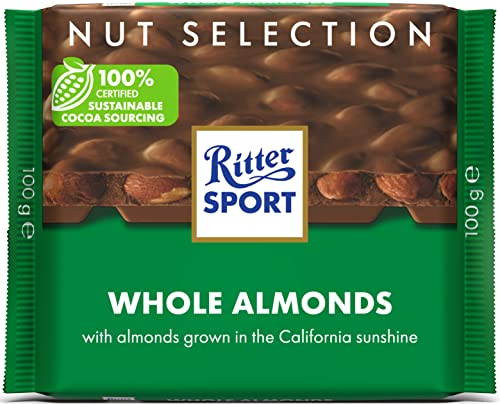 Ritter Sport Whole Almonds, 100 gm