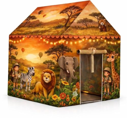 Image of Colorfull and Light Weight Children Play Tent House for 3 to 10 Years Old Kids Girls and Boys Light Weight and Foldable Children Toys,Indoor and Outdoor Kid Tent Houses