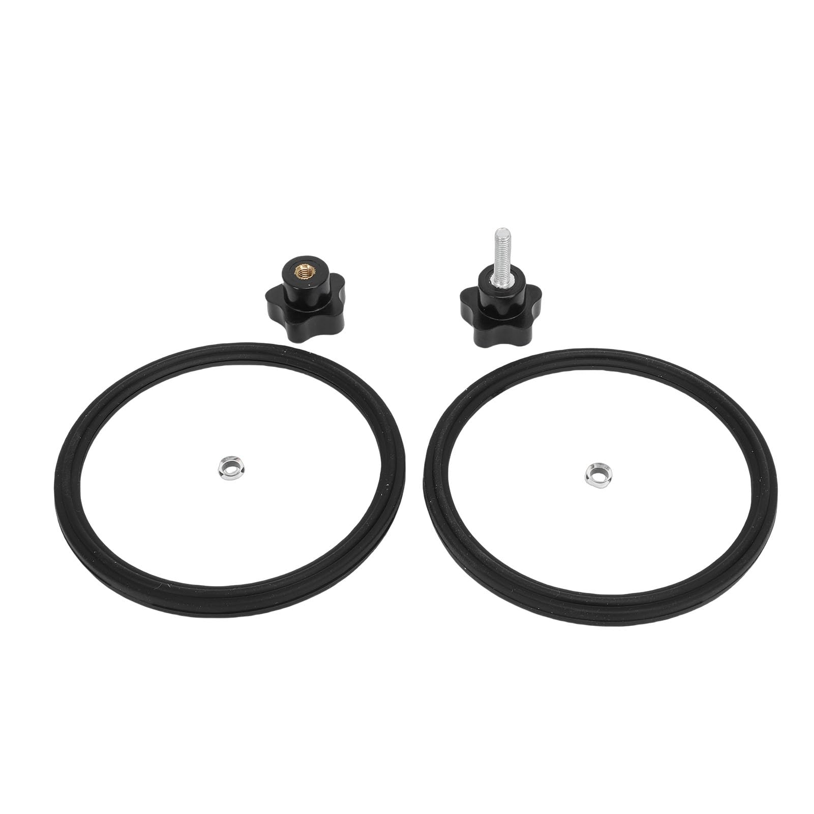 Schallplatten-Etikettenschoner, Schallplatten-Reinigungsschutz, wasserdichter Schallplattenreiniger mit Silikondichtung und transparenter Abdeckung für 7- und 12-Zoll-LPs