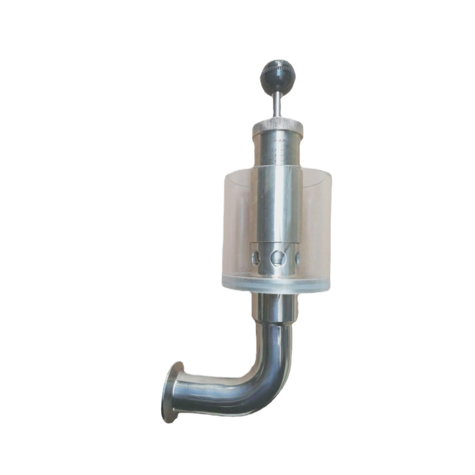 QWZTAEOZA 1.5in Tri Clamp 0.2-2.2 Bar Adjustable Pressure Valve SUS304 Beer Brew