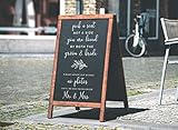 Pick A Seat Not A Side Wedding Sign Decal - Wedding Decor - Rustic DIY Wedding Sign Decal Vinyl Sticker - DECAL ONLY