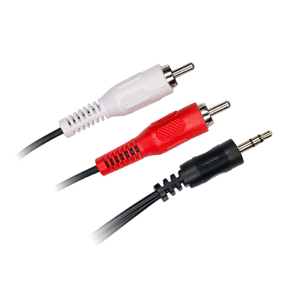 D2 Diffusion d2jkrca300 cavo jack 3,5 mm maschio/2 RCA maschio connettori oro 3 m nero