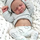 Anano Bébé Reborn Fille Silicone Lavable 50CM Poupée Reborn Réaliste Nouveau Né Bebe Reborns Fille Silicone Plein Corps (Rétro)