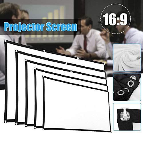 Pantalla portátil plegable 60 pulg 16:9 para cine en casa miniatura 2