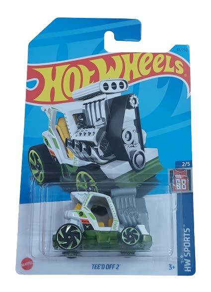 Hot Wheels TEED Off 2 HW Sports 2/5 DIE CAST CAR 1.64 Scale 43/250 New Edition 2023, White