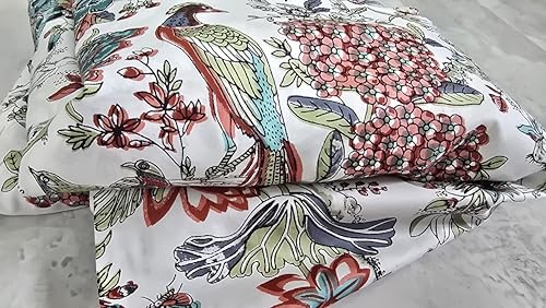 Tissu à imprimé floral en coton décoratif haut de gamme pour couture et tapis de luxe - 5