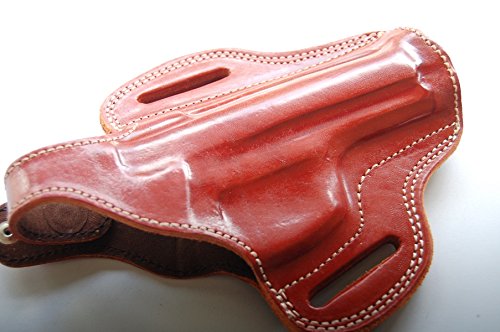 Cal38TPT Taurus PT92 PT99 PT100 PT101 Belt Leather Custom Holster Tan Black R.H (TAN)