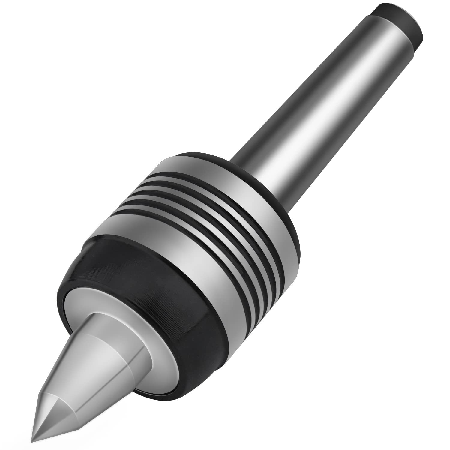 Earl Diamond Heavy Duty MT2 Live Center Precision 0.0002 Inch Precision Morse Taper Lathe Tool with 60 Degree Point