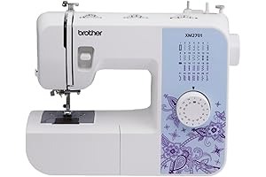 Brother XM2701 Lightweight Sewing Machine with 27 Stitches for Beginners