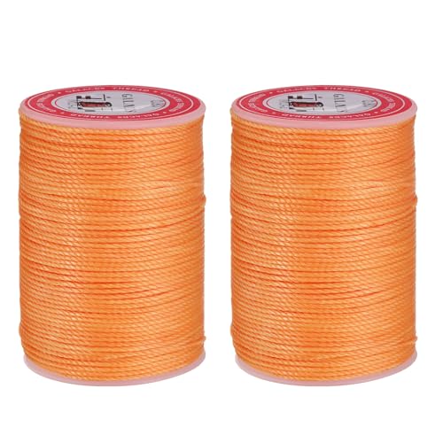 Hilo encerado redondo para coser cuero 55 m, 2 piezas miniatura 1
