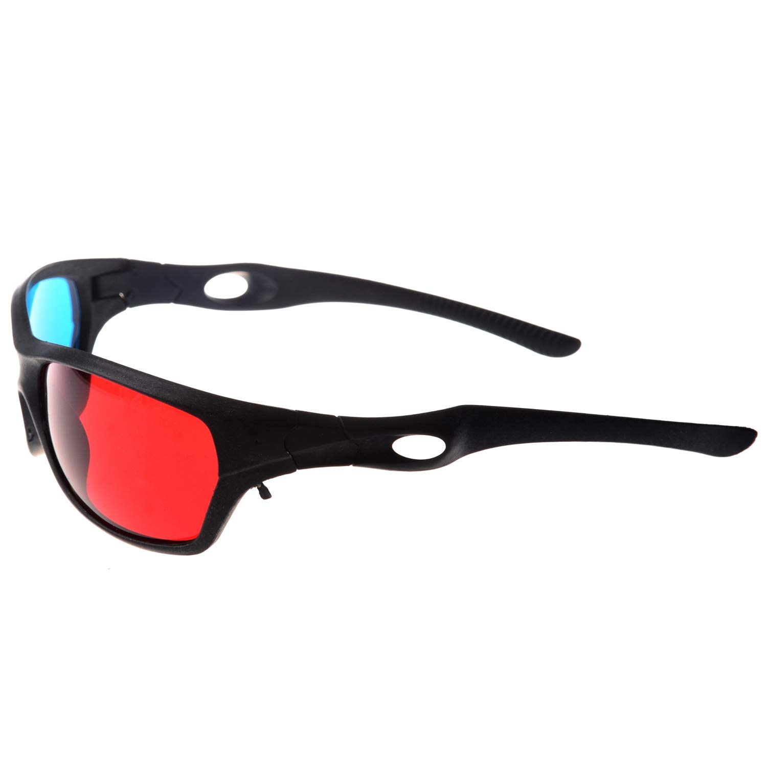 Occhiali 3D Semplice Rosso-Blu Ciano anaglifi per e Film 3D (Upgrade Extra Style)