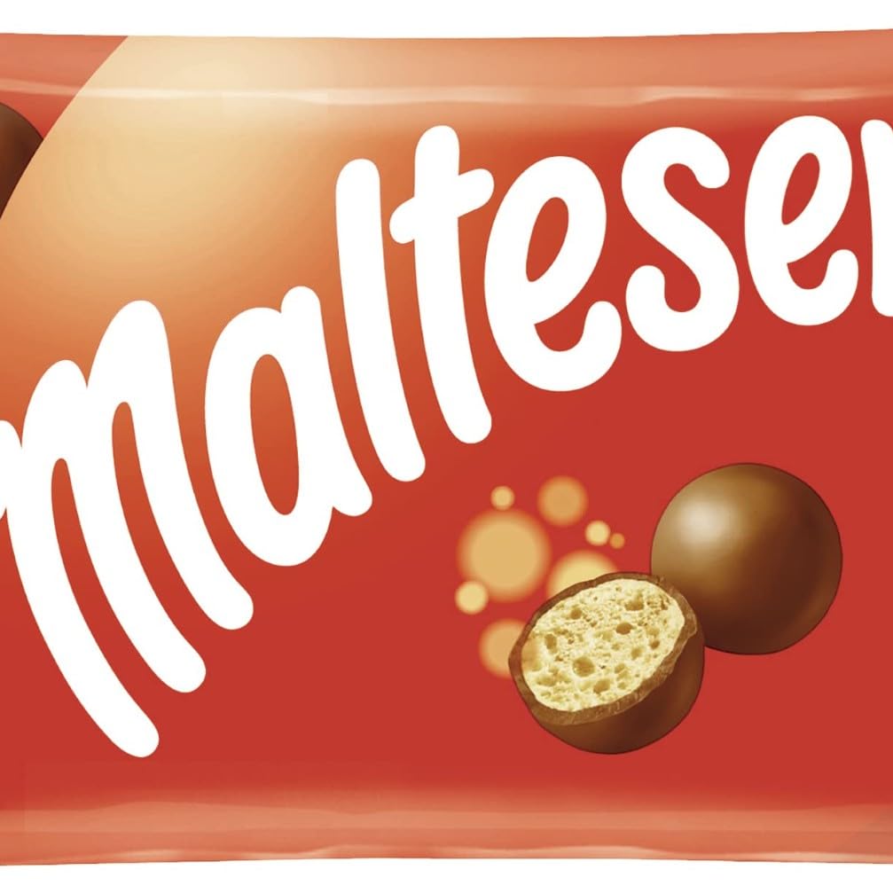 Maltesers Schokoladen Großpackung, 25 x 37g, Schokokugeln mit Schokolade, Süßigkeiten Geschenk Idee, Schoko Großpackung, Mini Beutel