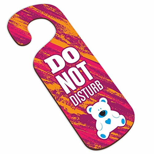 Image of KREEPO Do Not Disturb MDF Door Sign Hanger Size(24cm x 8.5cm) kr42