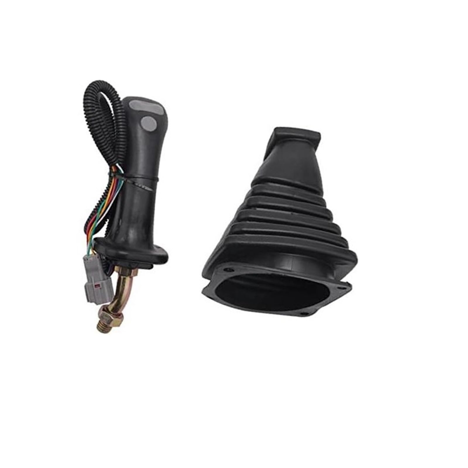 Conjunto de Palanca de Mando for Excavadora de 3 Botones con Cubierta Antipolvo, for Doosan DX150 215 225 300 370-9C Izquierda Control de Joystick para Excavadora