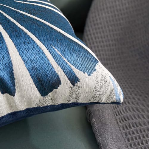 Tennove Cushion Covers 50x50cm Decorative Throw Pillow Covers Set of 2 Tropic Leaf Square Soft Cushion Cases Home Decor Pillowcases for Bedroom Couch Sofa Yellow - Image 3