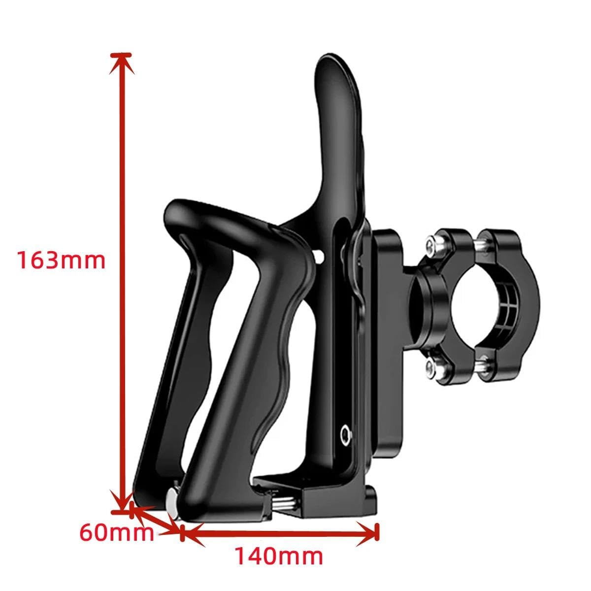 Universal Fahrrad Motorrad Wasser Becherhalter Getränkehalter Rotation Lenker 20-35mm Verstellbare Halterung