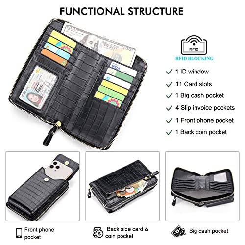 Image of RONSIN Small Crossbody Bags for Women Cell Phone Purse RFID Blocking Wallets Mini Shoulder Bag