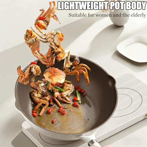 Wok antiadherente Titanio con tapa y espátula, 30 cm miniatura 6