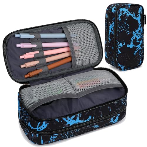 Image of Mountain guest Pencil Cases for kids, Large Capacity Pencil Pouch, Office College School Marker Organizer Case pen for Men Women Adult Teens
