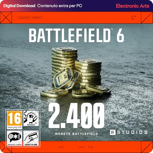 2.400 Le monete Battlefield possono essere usate nel negozio del gioco per acquistare soldati, pacchetti arma, skin veicolo e una serie di altri accessori estetici e potenziamenti; Possono anche essere usate per acquistare il Pass battaglia
