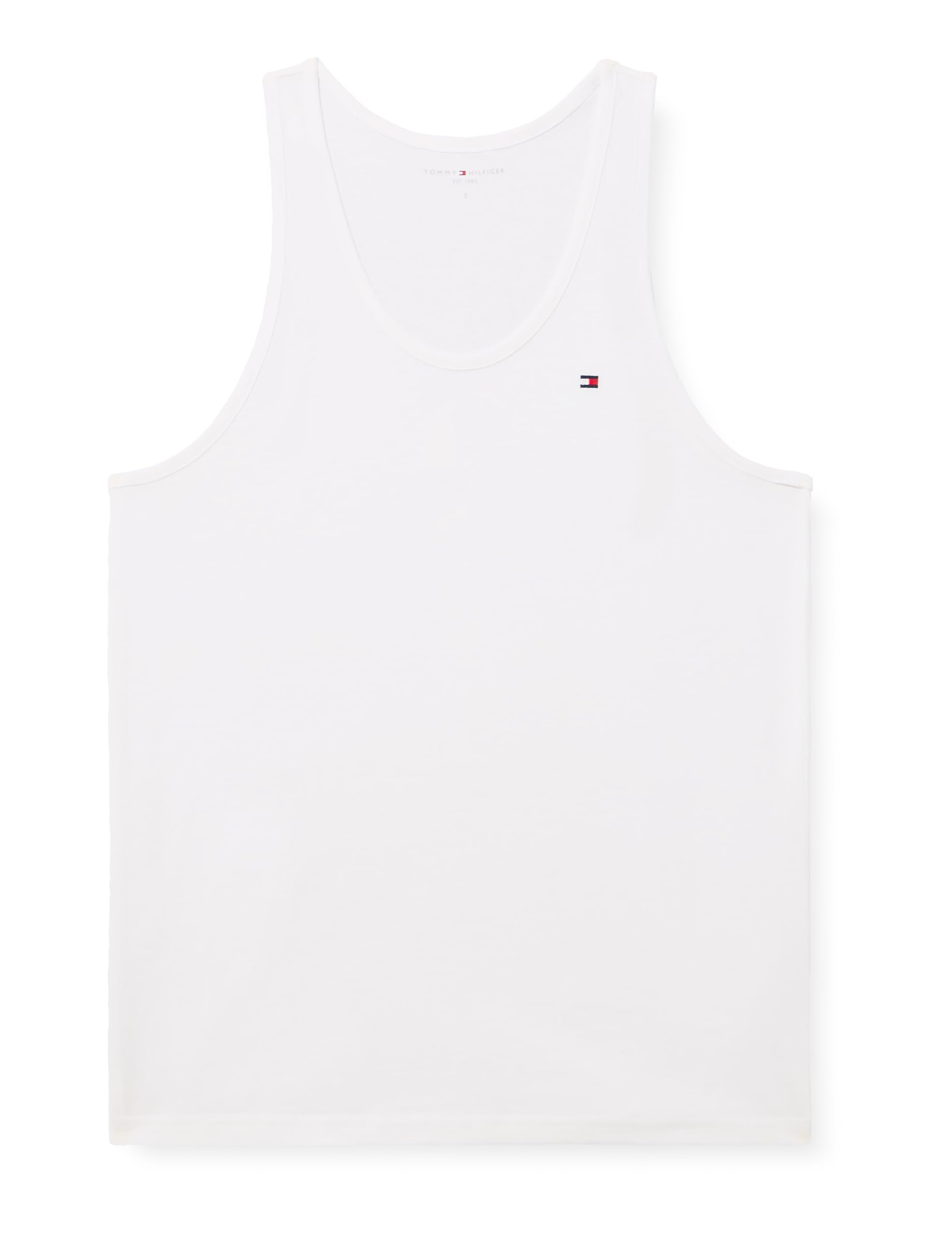 Tommy Hilfiger Herren 3er Pack Tank Tops aus Baumwolle, Weiß (White/White/White), S