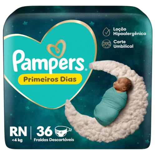 Fralda Pampers recém-nascido