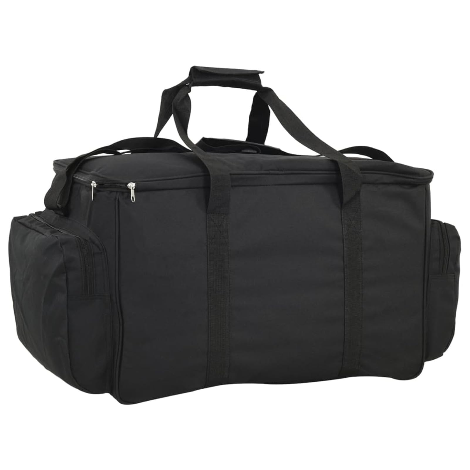 Gecheer Angeltasche mit Sitz-Funktion, Rucksack Tackle-Boxen für Angelzubehör, Rutenhalter, gepolsterter Schultergurt, 600D-Oxford-Gewebe, für Angeln, Wandern und Outdoor-Aktivitäten
