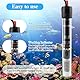 LWMTT Aquariumheizung, Aquarium Heizung, Heizstab Aquarium,25W Aquarium Heizstab einstellbar Aquariumheizer mit Thermostat Regelheizer für Fischtanks, für Aquarien