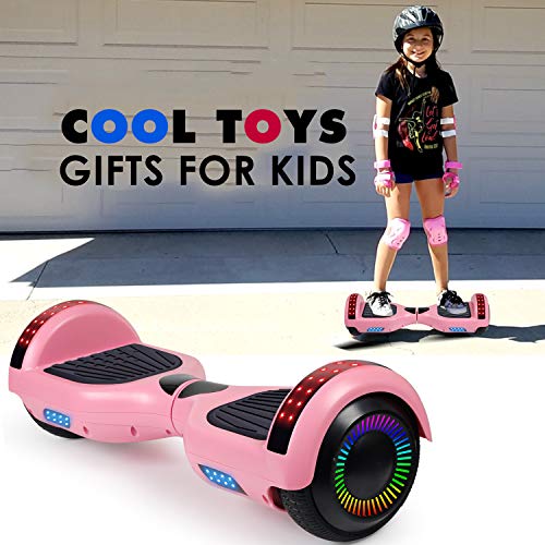 Image of LIEAGLE Hoverboard, 6.5 inch Self Balancing Scooter Hover Board with Bluetooth Wheels LED Lights for Kids Adults