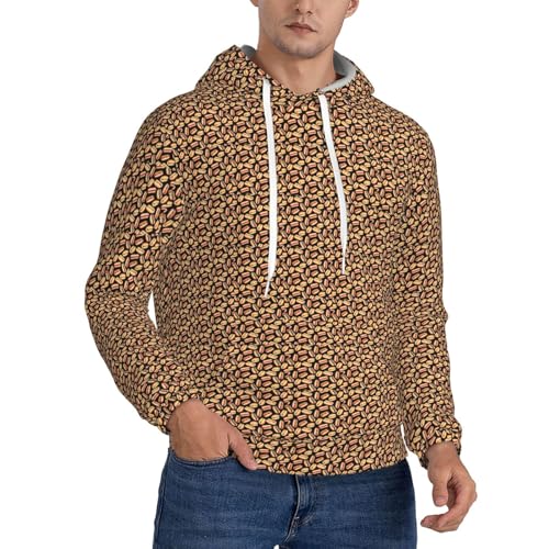 Sweat à capuche hot dogs imprimé fun - Hoodie unisexe avec poche
