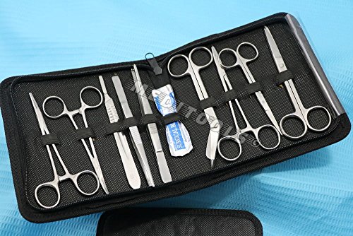 19 PCS Medical Students Anatomy Biology Dissection Kit with Case-for All Purpose