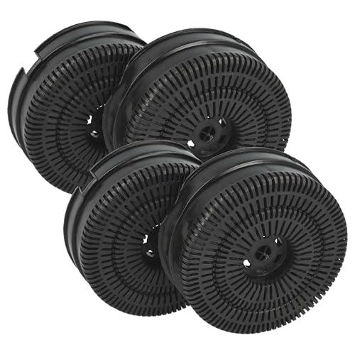 vhbw 4x filtro de carbón activado compatible con Ikea 00244673, 857956301101, 80244674, 20304623, 857956301100, 857956301000 campanas cocina