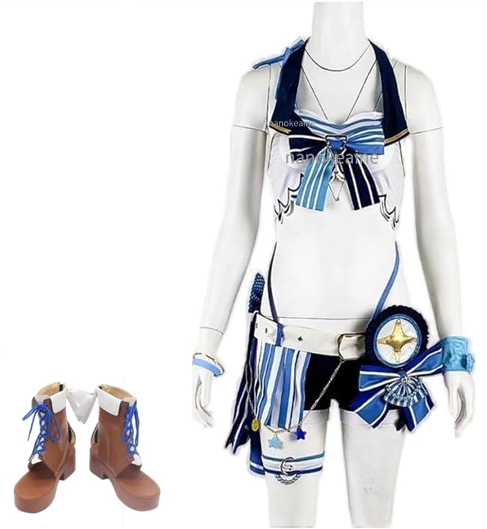 Amazon.co.jp: 星街すいせい／ほしまち すいせい 水着 コスプレ衣装+靴