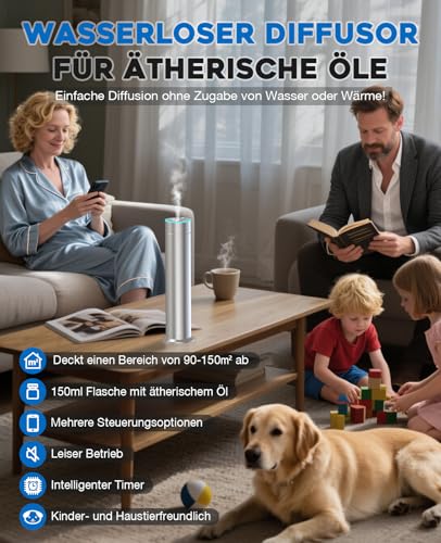 Difusor aromático eléctrico waterless con kit inicial miniatura 2