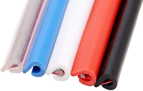 ESUPPORT 32ft 10M U Shape Car Door Moulding Rubber Scratch Protector Strip Edge Guard Trim Seal Black