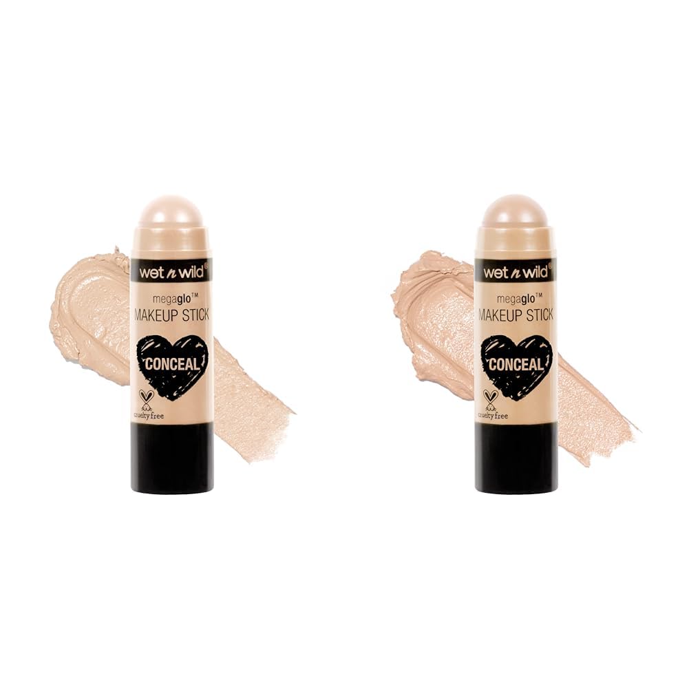 wet n wild MegaGlo Conceal and Contour Neutral Follow Your Bisque 1 Ounce and Nude For Thought Makeup