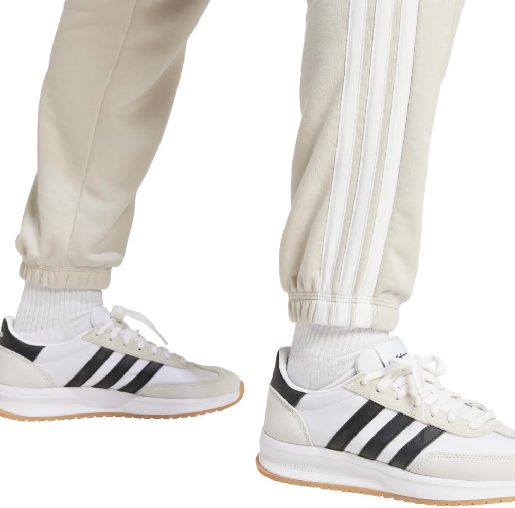 Adidas Womens Essentials 3-Stripes French Terry Cuffed Pants - Image 4