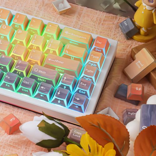 Image of Tsungup Custom Keycaps,137 Keys Cherry Cool Key Caps Keyboard Keycap Set