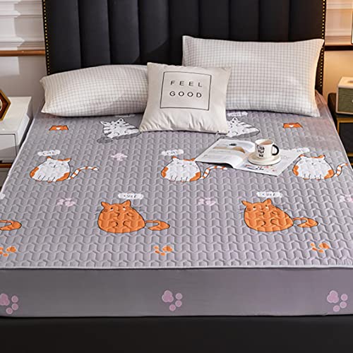 防水ボックスシーツ セミダブル 防水 中綿を填充 防水シーツ ベッドシーツ 介護シーツ おねしょシーツ マットレスプロテクター マットレス カラーb ベッドカバー 敷き布団カバー マットレスカバー 洗える 抗菌防臭 防ダニ 吸汗 180*200 速乾 丸洗