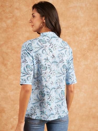 Image of Modeve Women Cotton Top for Summer