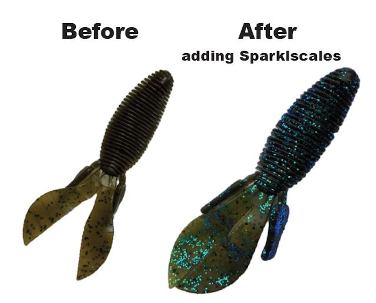 Bait-Pop Jacob Wheeler Pro Pack - 6 Live Sonar Intensifier Scented Sparklscales .5oz Tubes
