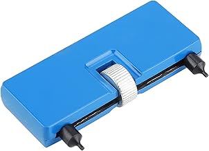 Akozon Outil Changement Pile Ice Watch, Cover Remover Repairing Watchmaker Toy Steering WheelHand Tool (Round Tip) Adjustable Watch Opener Back Case (Round Mouth)