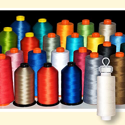 Image of Jexine 90 Pack Bobbin Thread Holder Set Includes Sewing Bobbin, Clips, Thread Holders Sewing Machine Accessories for Spool Organizing (Clear)