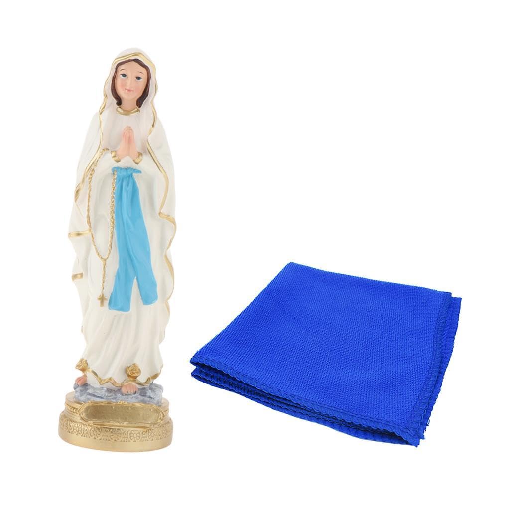 Marienstatue, Christliche Skulptur, Figur, Katholische Kollektion, Harzornament, Geeignet Als Jubiläumsgeschenk, Bürodekoration, Heimkolle